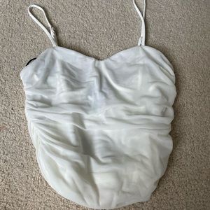 NWT Forever 21 cropped mesh tank top